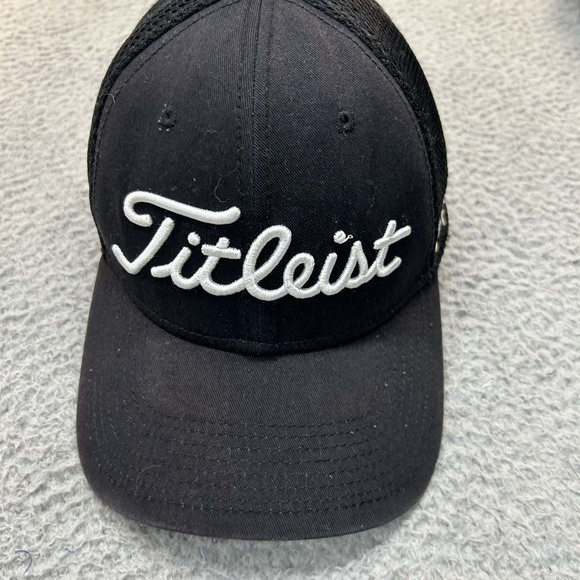 Titleist Footjoy Pro-v1 Hat Men Baseball Cap L Titleist Medium Large Black - Picture 2 of 8